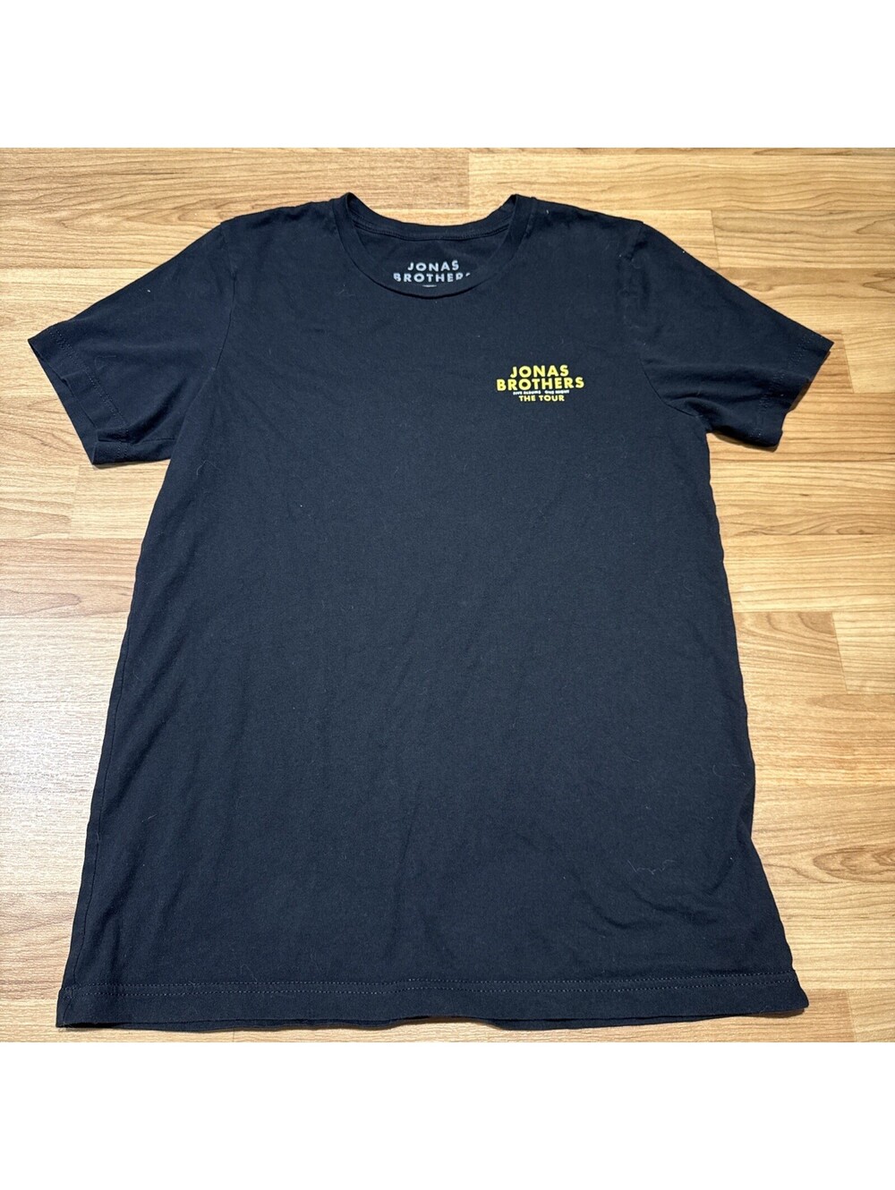 Jonas Brothers The Tour 2013 Concert Band Tee Black Music Mens M
